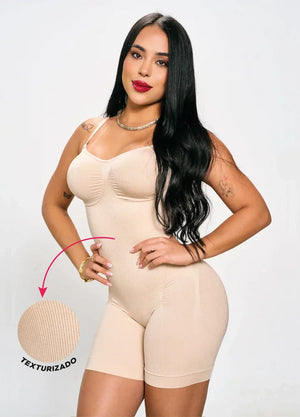 Body Seamless Texturizado: Control de Abdomen y Realce | Salome 7002-1