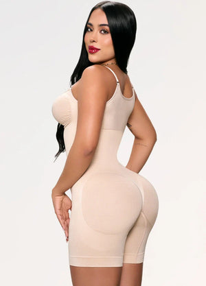 Body Seamless Texturizado: Control de Abdomen y Realce | Salome 7002-1