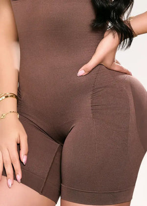 Body Seamless Texturizado: Control de Abdomen y Realce | Salome 7002-1