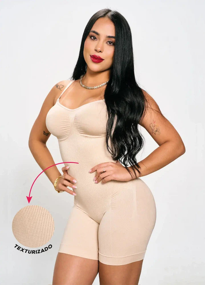 Body Seamless Texturizado: Control de Abdomen y Realce | Salome 7002-1