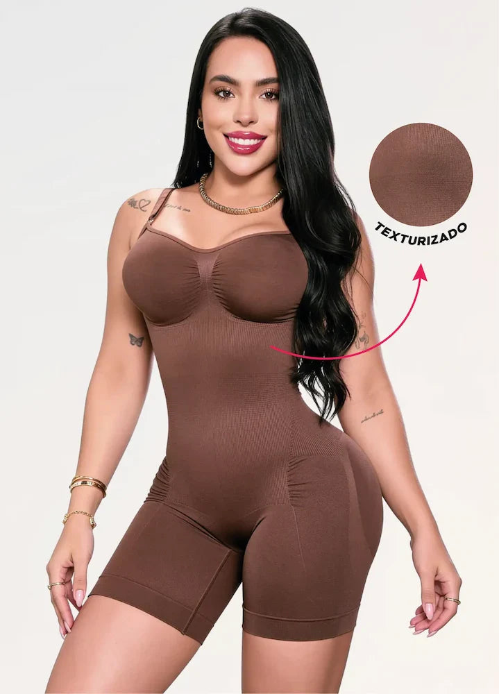 Body Seamless Texturizado: Control de Abdomen y Realce | Salome 7002-1