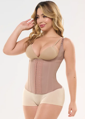 Chaleco Faja con tiras ajustables y broches | Salome 63136-CCB