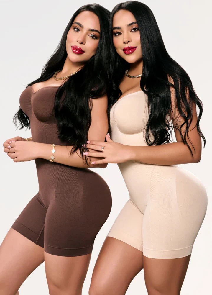 Body Seamless Texturizado: Control de Abdomen y Realce | Salome 7002-1